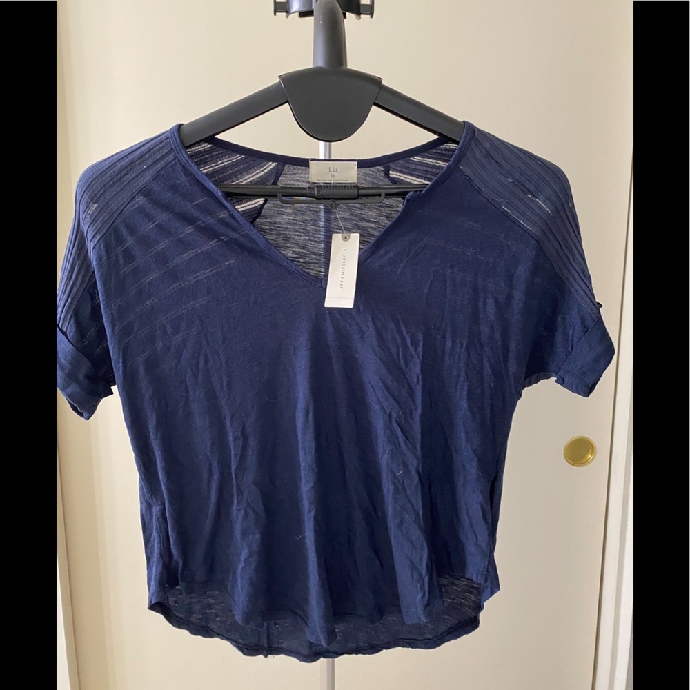 T LA short sleeve top.  Anthropologie. New with tags
